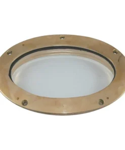 Davey & Company LTD Davey & Company Polished Bronze Portlight - Oval Fixed