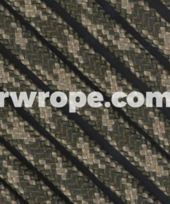 E. L. Wood Braiding Co. Paracord 550 - Olive Drab Tan Camo #104