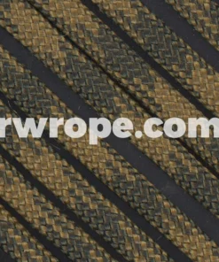 E. L. Wood Braiding Co. Paracord 550 - Coyote Brown / Olive Drab #119