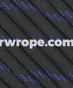 E. L. Wood Braiding Co. Paracord 550 -Thin Blue Line #141