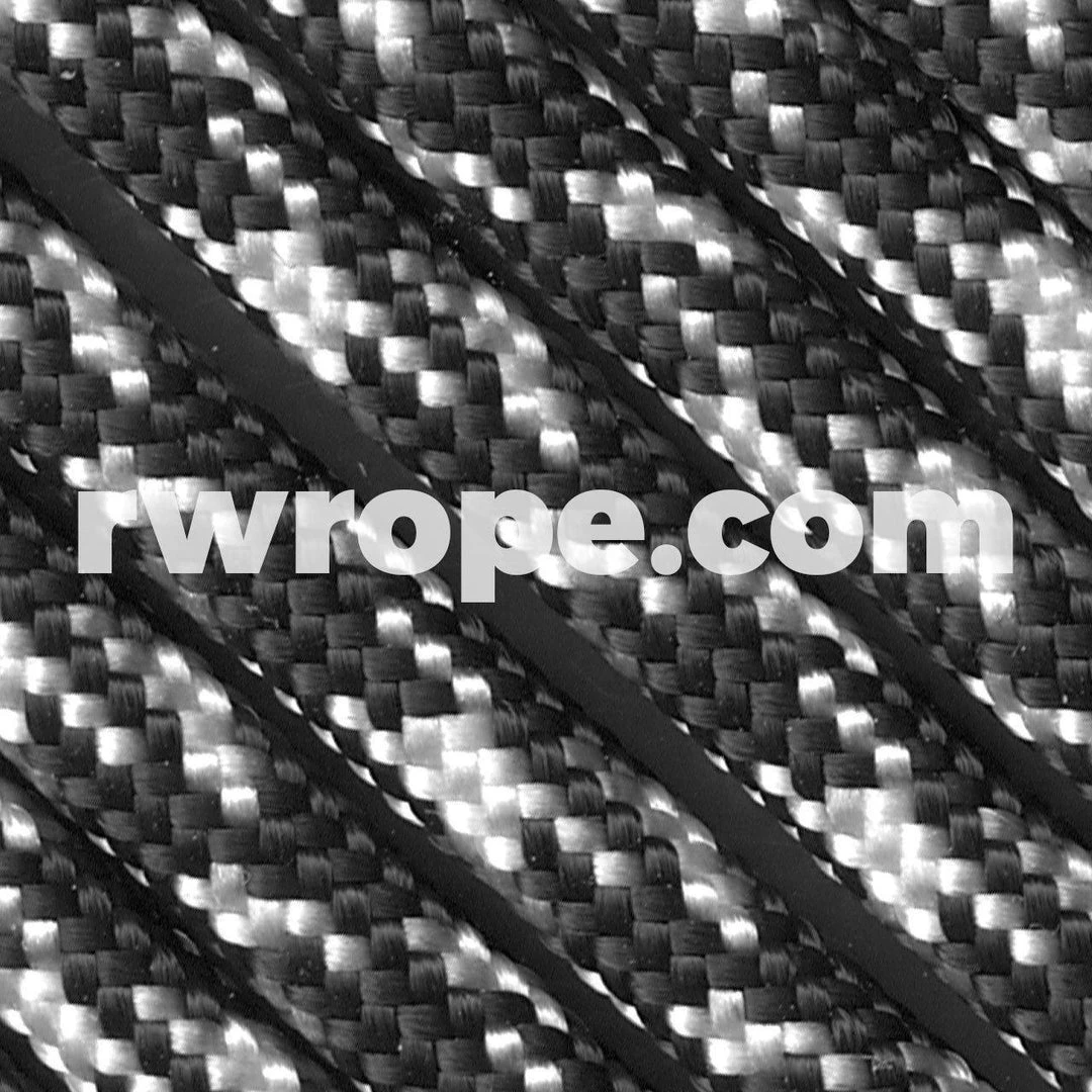 E. L. Wood Braiding Co. Paracord 550 - Black & White Camo (Zebra) #149 1 E. L. Wood Braiding Co. Paracord 550 - Black & White Camo (Zebra) #149