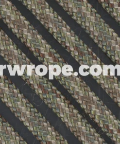 E. L. Wood Braiding Co. Paracord 550 - Dark Digital Multi Camo #150