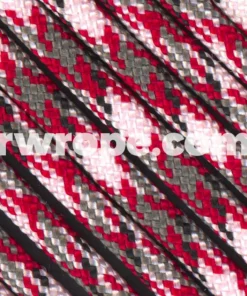 E. L. Wood Braiding Co. Paracord 425 Tactical - Red Camo #159