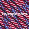 E. L. Wood Braiding Co. Paracord 550 - Stars N Stripes #187