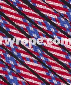 E. L. Wood Braiding Co. Paracord 425 Tactical - Stars N Stripes #187