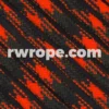 E. L. Wood Braiding Co. 95 Paracord Type 1 - Orange Blaze Camo #195