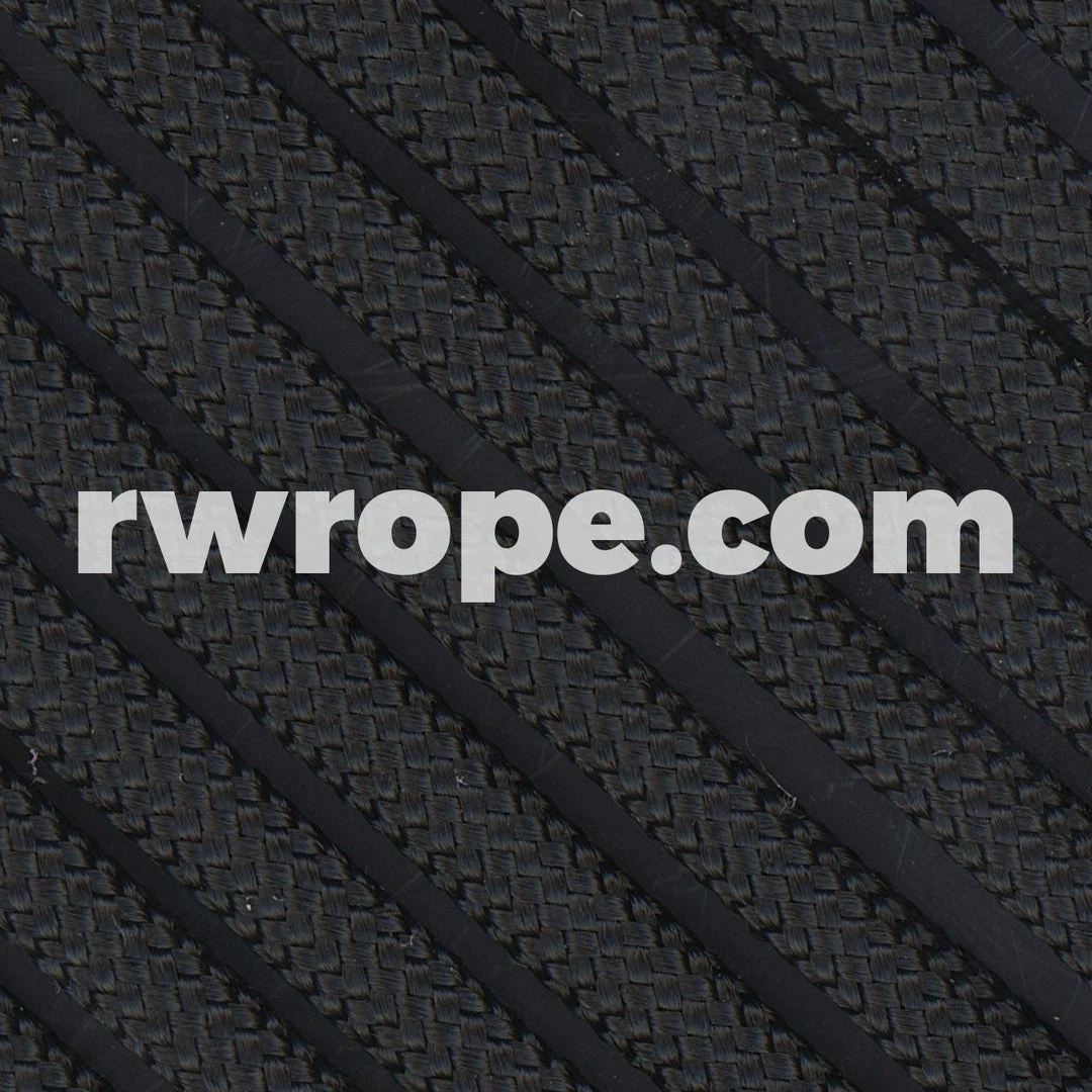 E. L. Wood Braiding Co. Paracord 550 - Black #2 1 E. L. Wood Braiding Co. Paracord 550 - Black #2