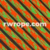 E. L. Wood Braiding Co. Paracord 550 - Neon Orange / Neon Green Camo #208