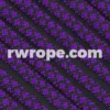 E. L. Wood Braiding Co. Paracord 550 - Acid Purple Diamonds #222