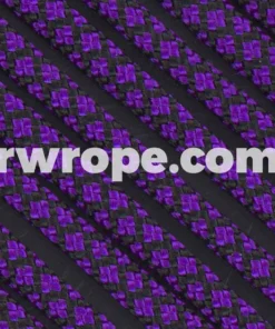 E. L. Wood Braiding Co. Paracord 550 - Acid Purple Diamonds #222