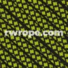 E. L. Wood Braiding Co. Paracord 550 - Neon Yellow Diamonds #223