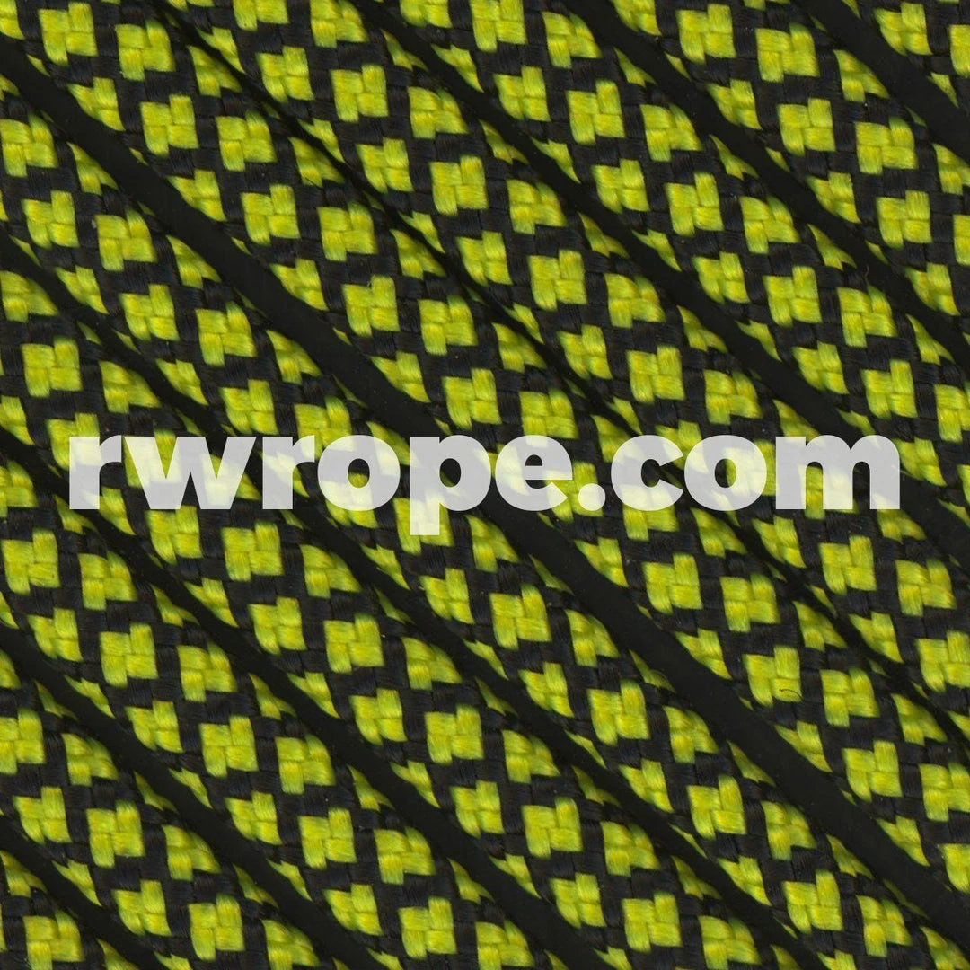 E. L. Wood Braiding Co. Paracord 550 - Neon Yellow Diamonds #223 1 E. L. Wood Braiding Co. Paracord 550 - Neon Yellow Diamonds #223