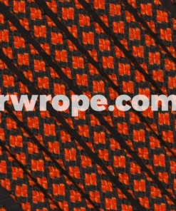 E. L. Wood Braiding Co. Paracord 550 - Neon Orange Diamonds #227