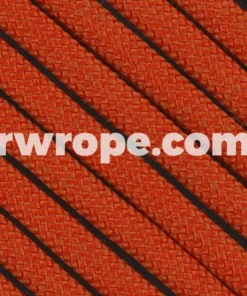 E. L. Wood Braiding Co. 650 Paracord Flat Coreless - Orange #23
