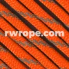 E. L. Wood Braiding Co. Paracord 550 - Neon Orange With Reflective Fleck #24R
