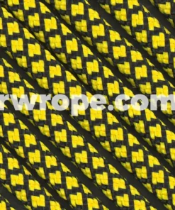 E. L. Wood Braiding Co. Paracord 550 - Canary Yellow Diamonds #259