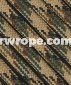 E. L. Wood Braiding Co. Paracord 550 - Canyon Camo #260