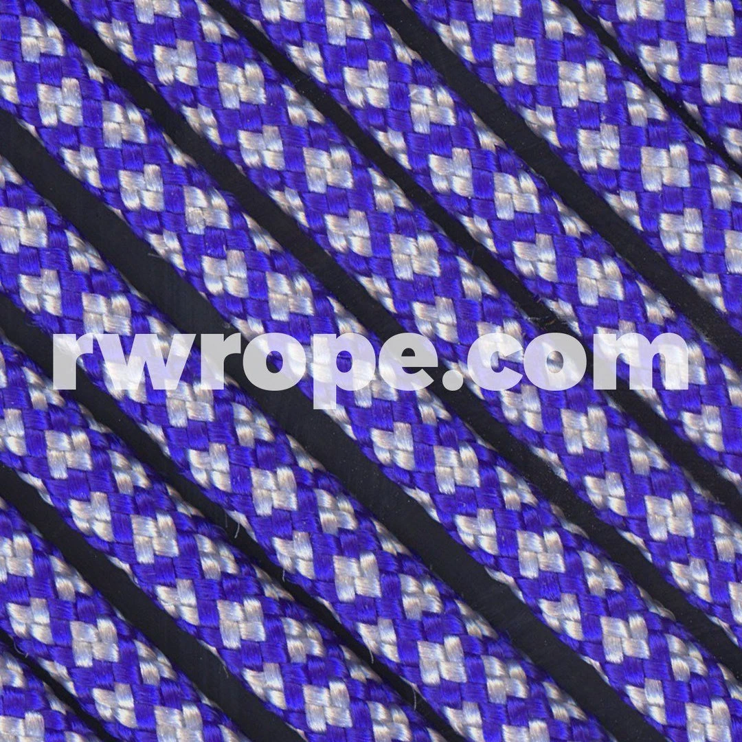 E. L. Wood Braiding Co. Paracord 550 - Electric Blue / Grey Diamonds #274 1 E. L. Wood Braiding Co. Paracord 550 - Electric Blue / Grey Diamonds #274