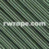E. L. Wood Braiding Co. Paracord 550 - Mint And Black Stripe #298
