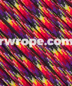 E. L. Wood Braiding Co. Paracord 550 - Train Wreck #345