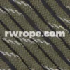 E. L. Wood Braiding Co. Paracord 550 - Olive Drab With Reflective Fleck #3R