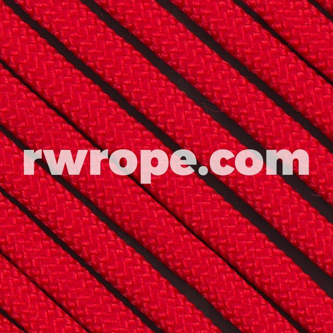E. L. Wood Braiding Co. Paracord 550 - Red #4 1 E. L. Wood Braiding Co. Paracord 550 - Red #4