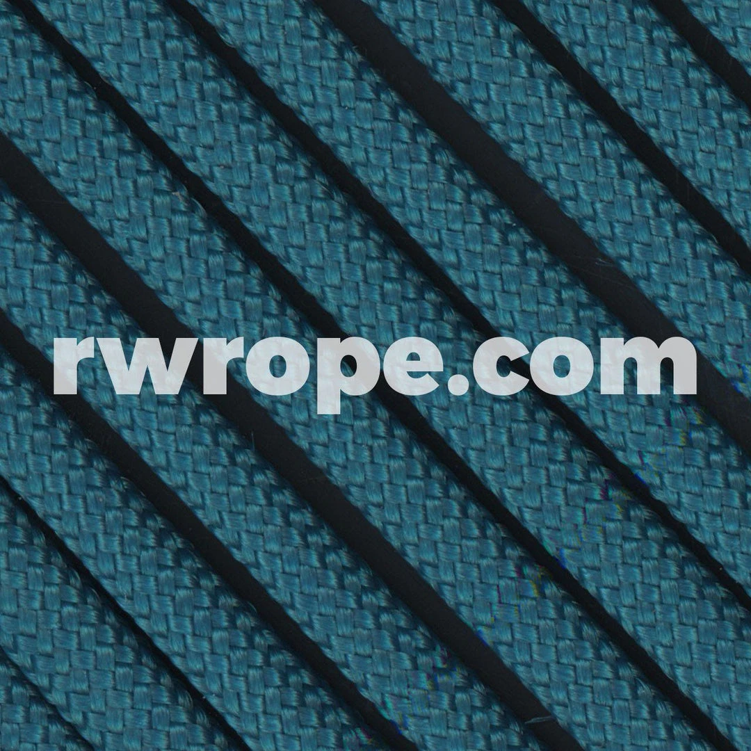 E. L. Wood Braiding Co. Paracord 550 - Caribbean Blue #47 1 E. L. Wood Braiding Co. Paracord 550 - Caribbean Blue #47