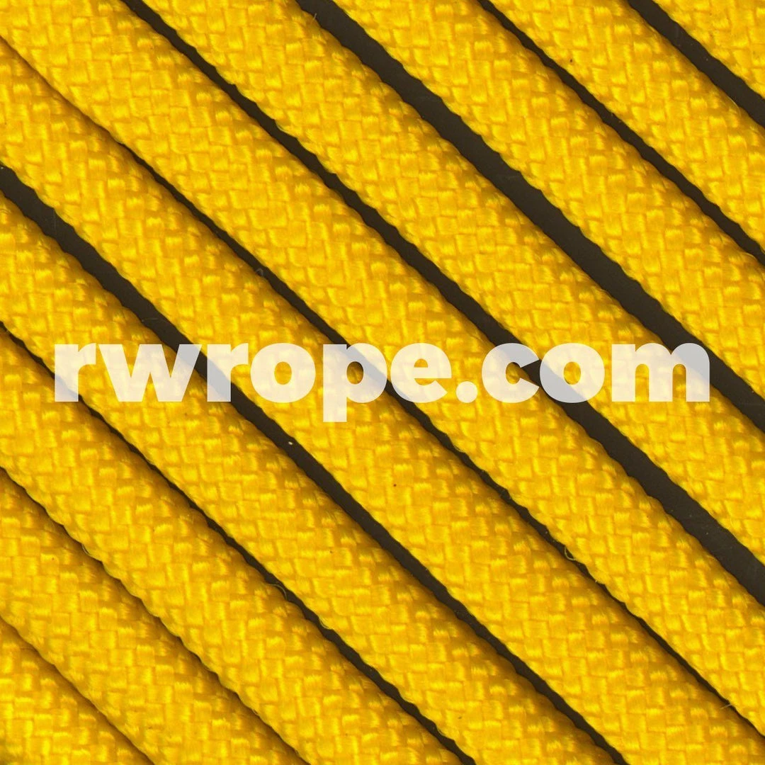 E. L. Wood Braiding Co. 650 Paracord Flat Coreless - Yellow #5 1 E. L. Wood Braiding Co. 650 Paracord Flat Coreless - Yellow #5
