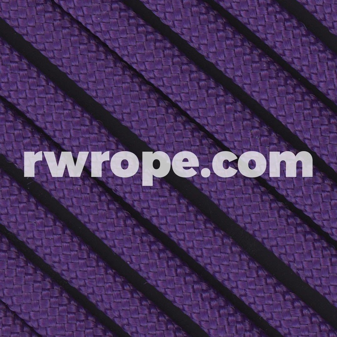 E. L. Wood Braiding Co. 650 Paracord Flat Coreless - Purple #6 1 E. L. Wood Braiding Co. 650 Paracord Flat Coreless - Purple #6