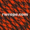 E. L. Wood Braiding Co. Paracord 550 - Neon Orange Camo #64