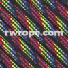 E. L. Wood Braiding Co. Paracord 550 - Dark Stripes #79