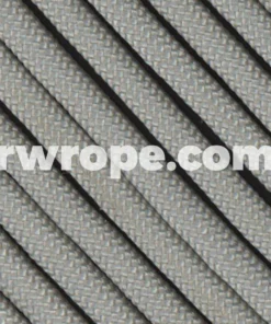 E. L. Wood Braiding Co. Paracord 550 - Silver #8
