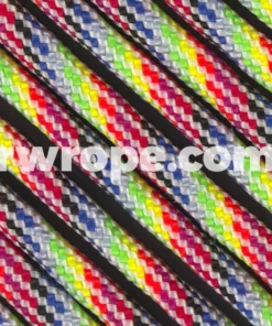 E. L. Wood Braiding Co. Paracord 550 - Light Stripes #88