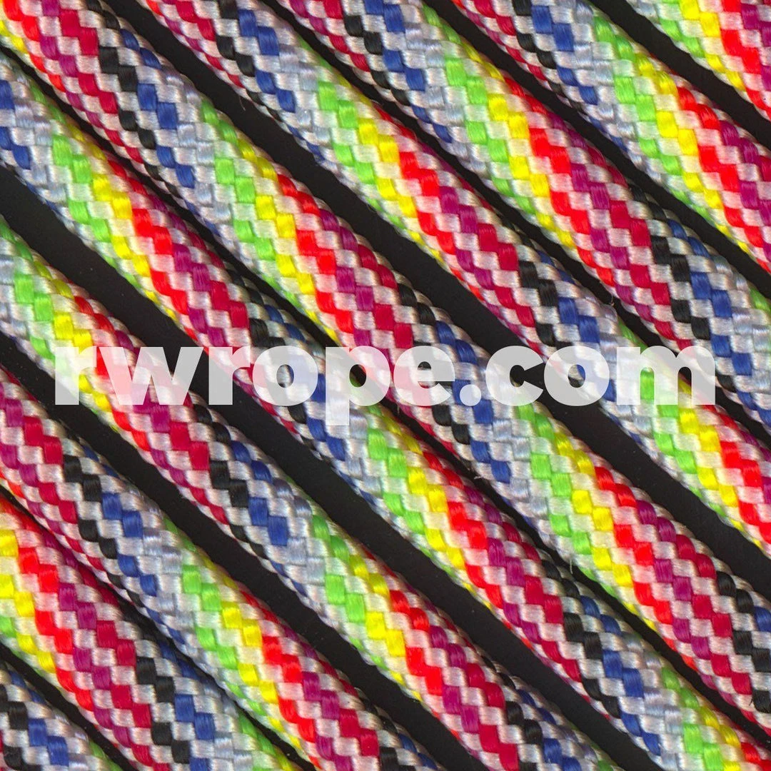 E. L. Wood Braiding Co. Paracord 550 - Light Stripes #88 1 E. L. Wood Braiding Co. Paracord 550 - Light Stripes #88