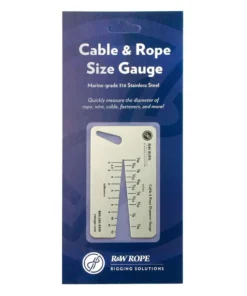 R&W Rope Cable And Rope Size Gauge