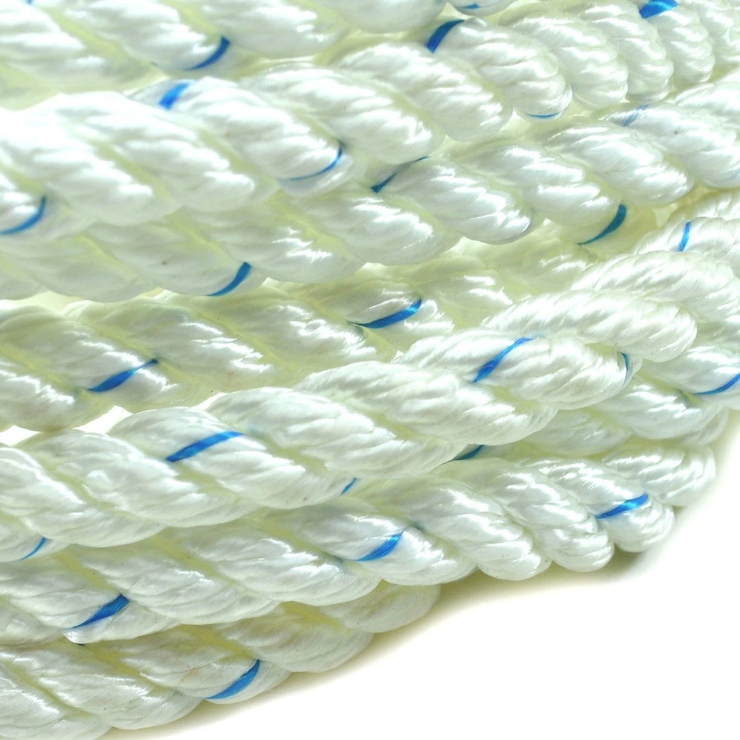 R&W Rope 5/8" Nylon 3 Strand Dock Line With Splice 2 R&W Rope 5/8" Nylon 3 Strand Dock Line With Splice