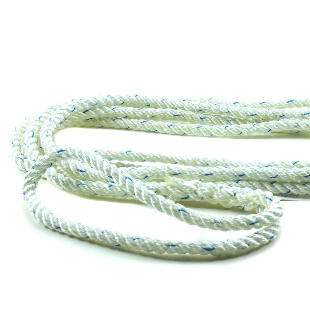 R&W Rope 5/8" Nylon 3 Strand Dock Line With Splice 3 R&W Rope 5/8" Nylon 3 Strand Dock Line With Splice