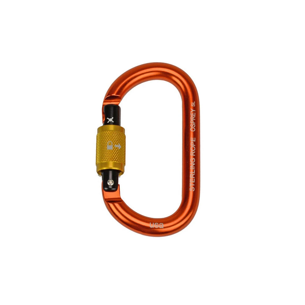 Sterling Rope Sterling Osprey Screwlock Oval Carabiner 3 Sterling Rope Sterling Osprey Screwlock Oval Carabiner