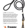 Froggy - The Ultimate Kong Frog Dog Leash (Reflective Rope)