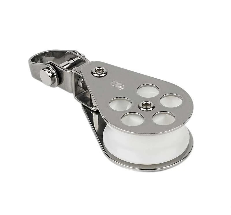 Schaefer Marine Hardware Single Stainless Block With Swivel Shackle 03-05 1 Schaefer Marine Hardware Single Stainless Block With Swivel Shackle 03-05