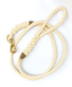 R&W Rope Rope Dog Leash - Three Strand POSH - 6' X 1/2