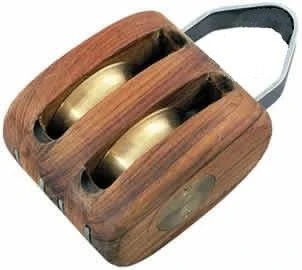 Davey & Company LTD Wooden Double Blocks With Roller Bearings 1 Davey & Company LTD Wooden Double Blocks With Roller Bearings