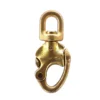 Davey & Company LTD Davey & Company Brass Snap Shackle - Swivel Eye