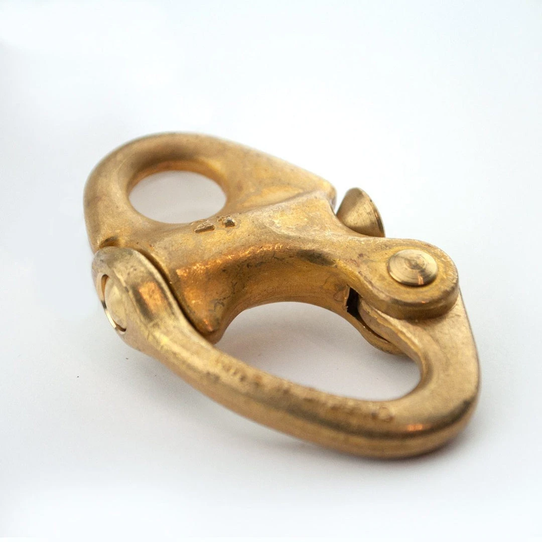 Davey & Company LTD Davey & Company Brass Snap Shackle - Fixed Eye 2 Davey & Company LTD Davey & Company Brass Snap Shackle - Fixed Eye