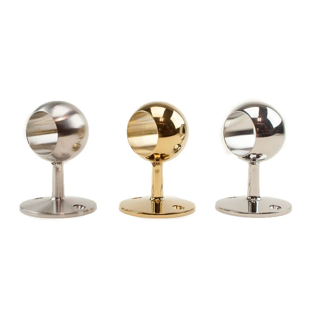 Langman Ropes Rope Handrail Stanchion Bracket - Open 1 Langman Ropes Rope Handrail Stanchion Bracket - Open